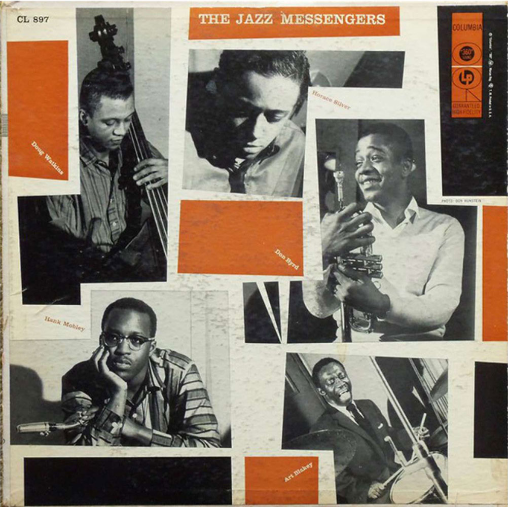 The album cover for 'the Jazz Messangers'.