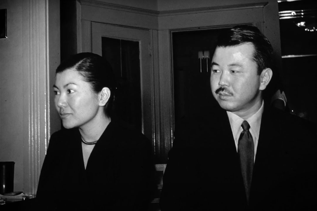 Fujita and his wife, Aiko Tamaki, whom he met at Chouinard when he came back from the war.