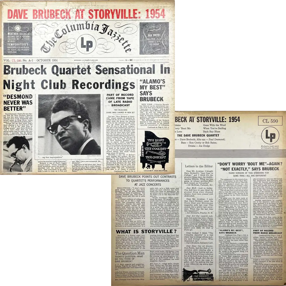 Album cover for Dave Brubeck.